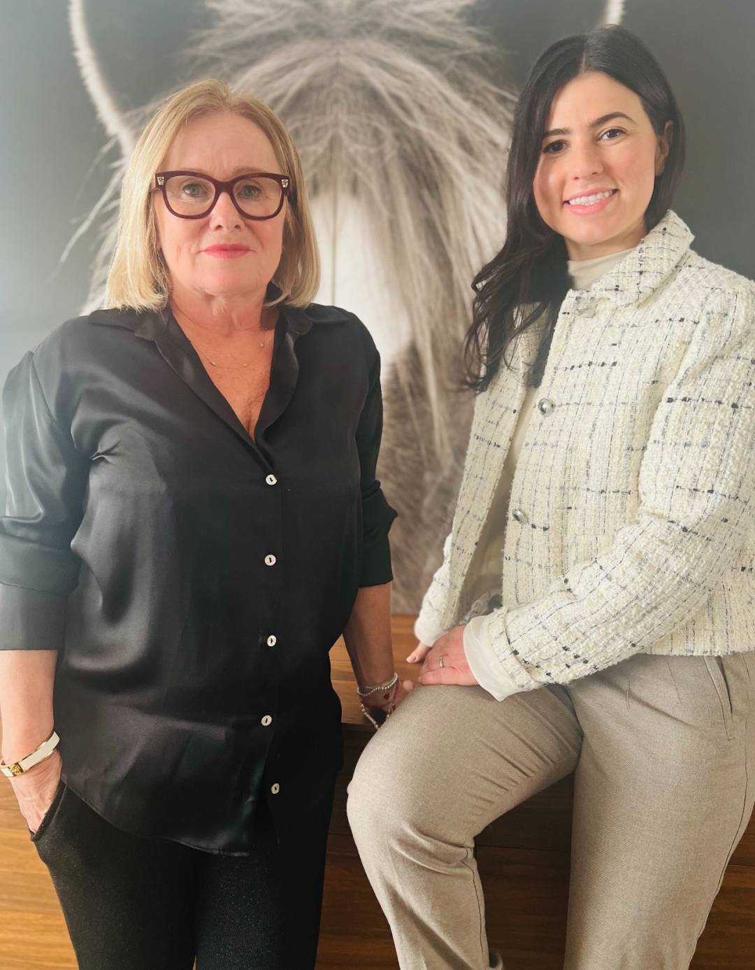 Andréa et Carole - cadre
